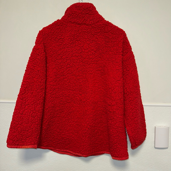 Ruby Rd. Road Women’s Pullover Fleece Sweatshirt Size L Red 100% Polyester - Picture 11 of 11